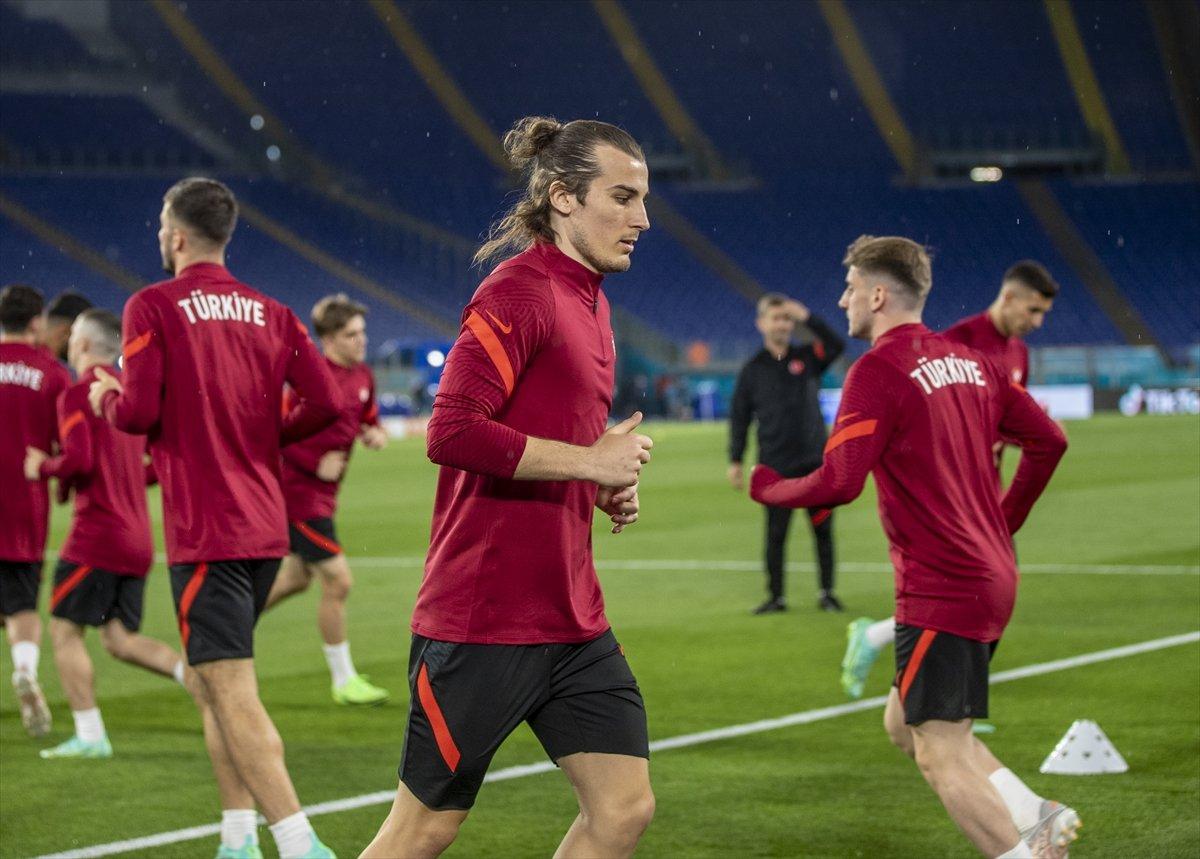 Milliler, İtalya maçı hazırlıklarını tamamladı