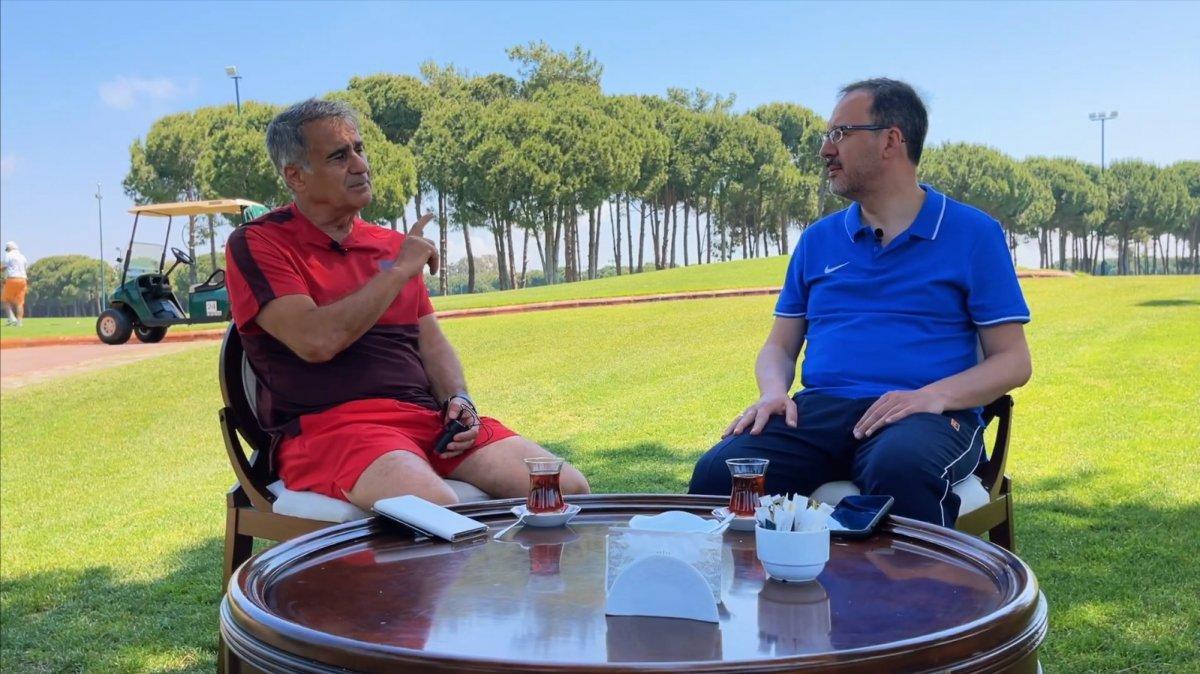 Bakan Kasapoğlu sordu, Şenol Güneş cevapladı