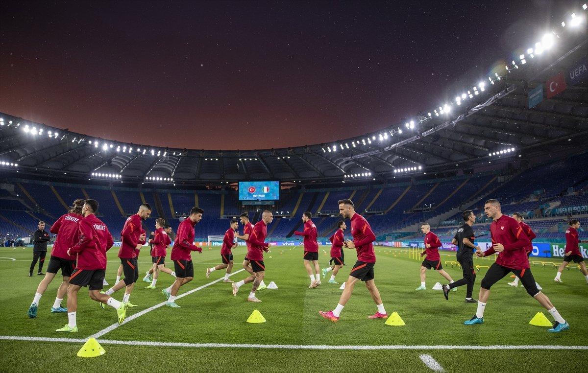 Milliler, İtalya maçı hazırlıklarını tamamladı