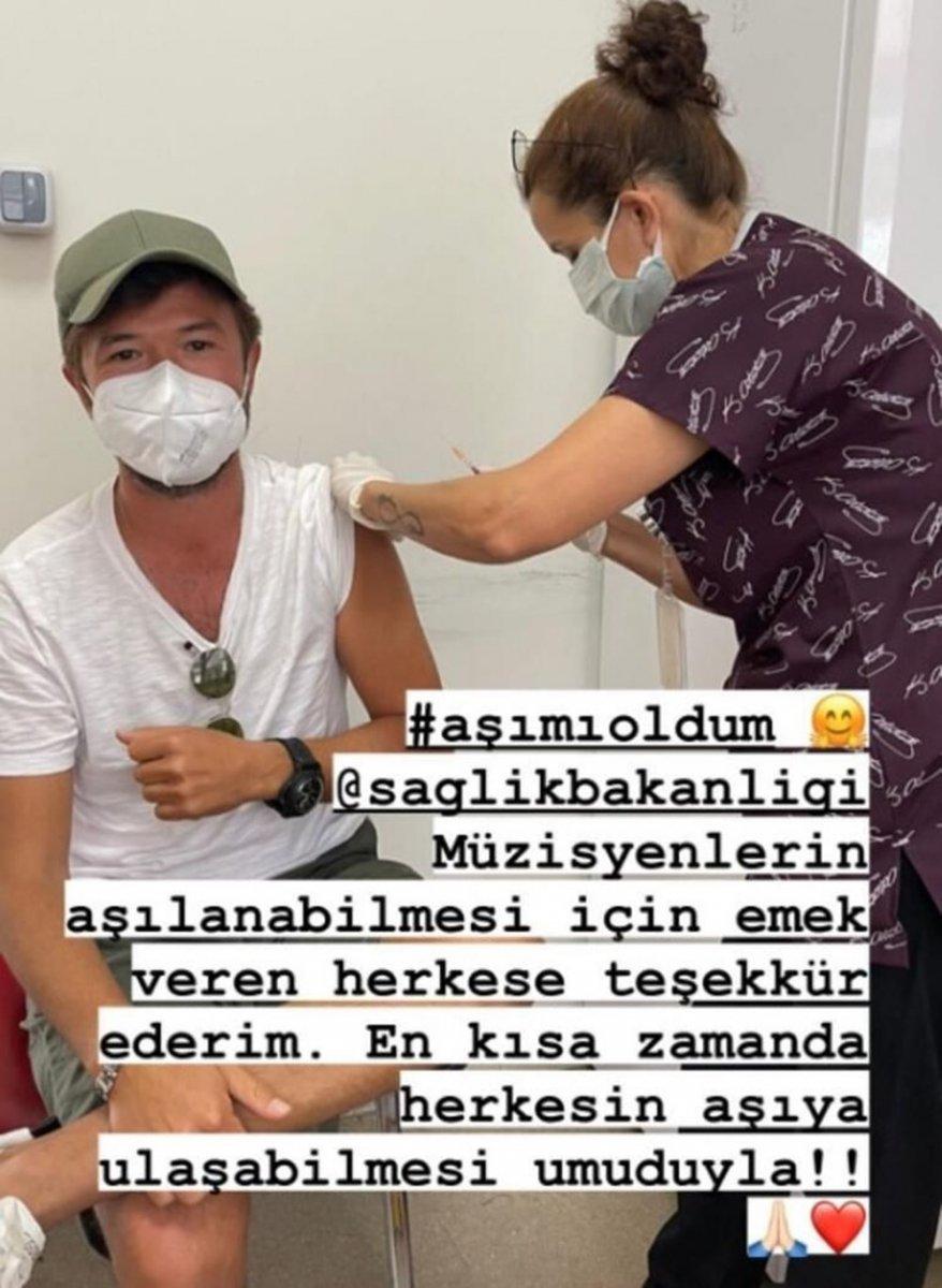 Ünlüler aşı oldu