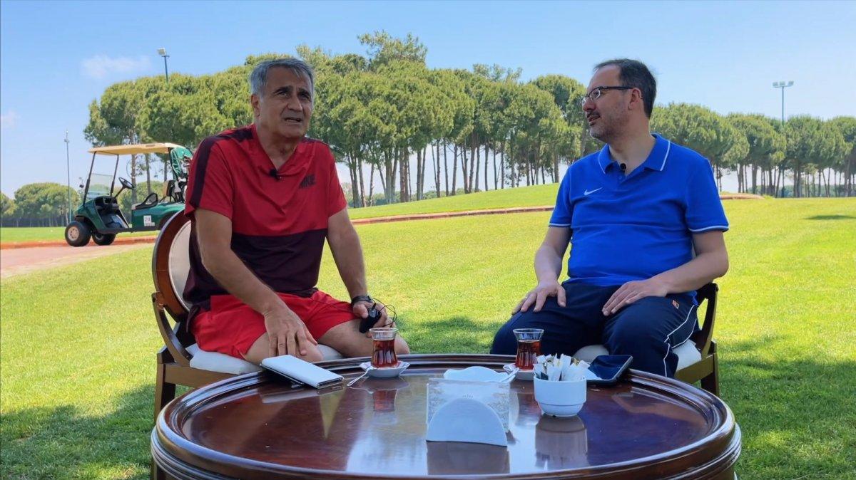 Bakan Kasapoğlu sordu, Şenol Güneş cevapladı