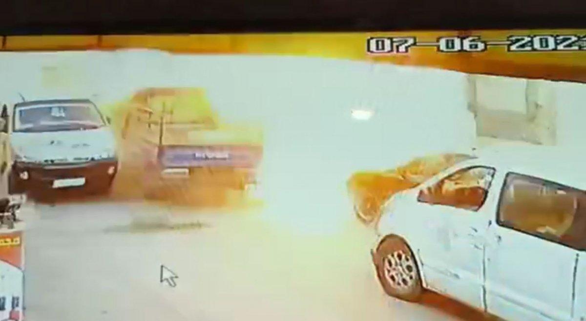 Çobanbey'deki terör saldırısının görüntüsü