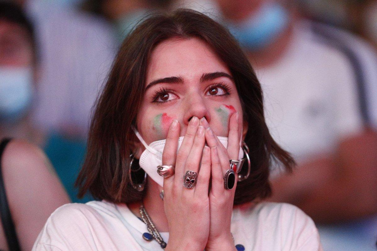 İtalya-Türkiye maçından renkli kareler