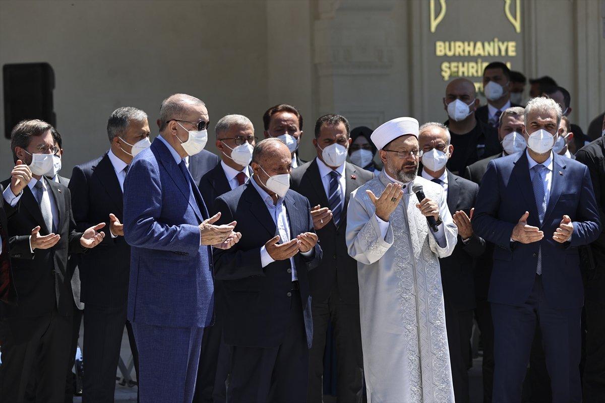 Cumhurbaşkanı Erdoğan Şehriban Hatun Camii'nin açılışına katıldı