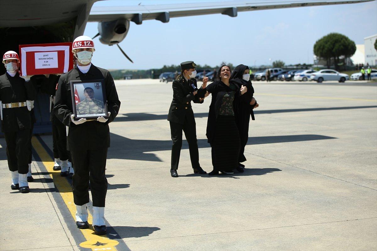 Mardin şehidine veda