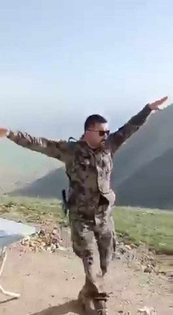 Şehit Veli Kabalay'ın zeybek oynadığı görüntüler