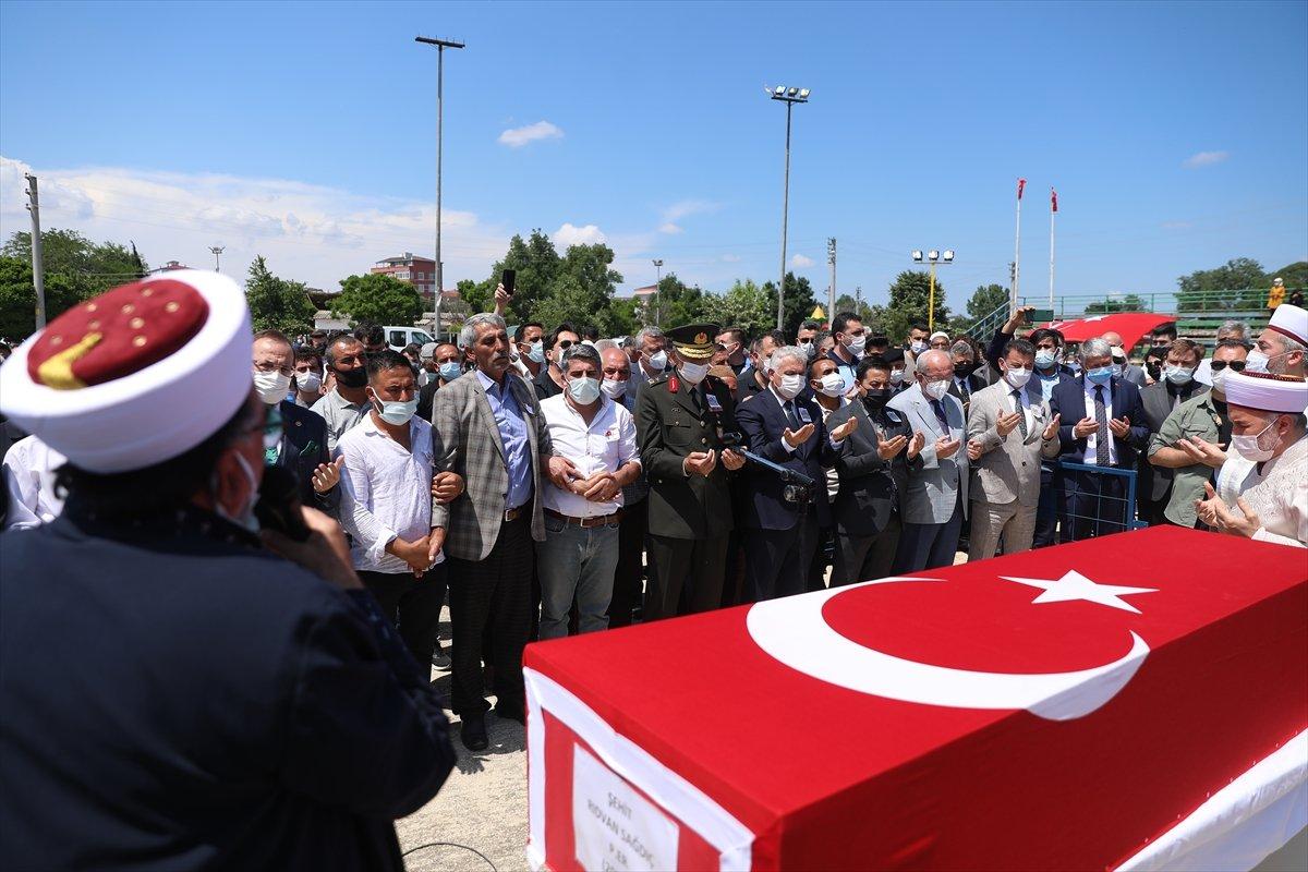 Mardin şehidine veda