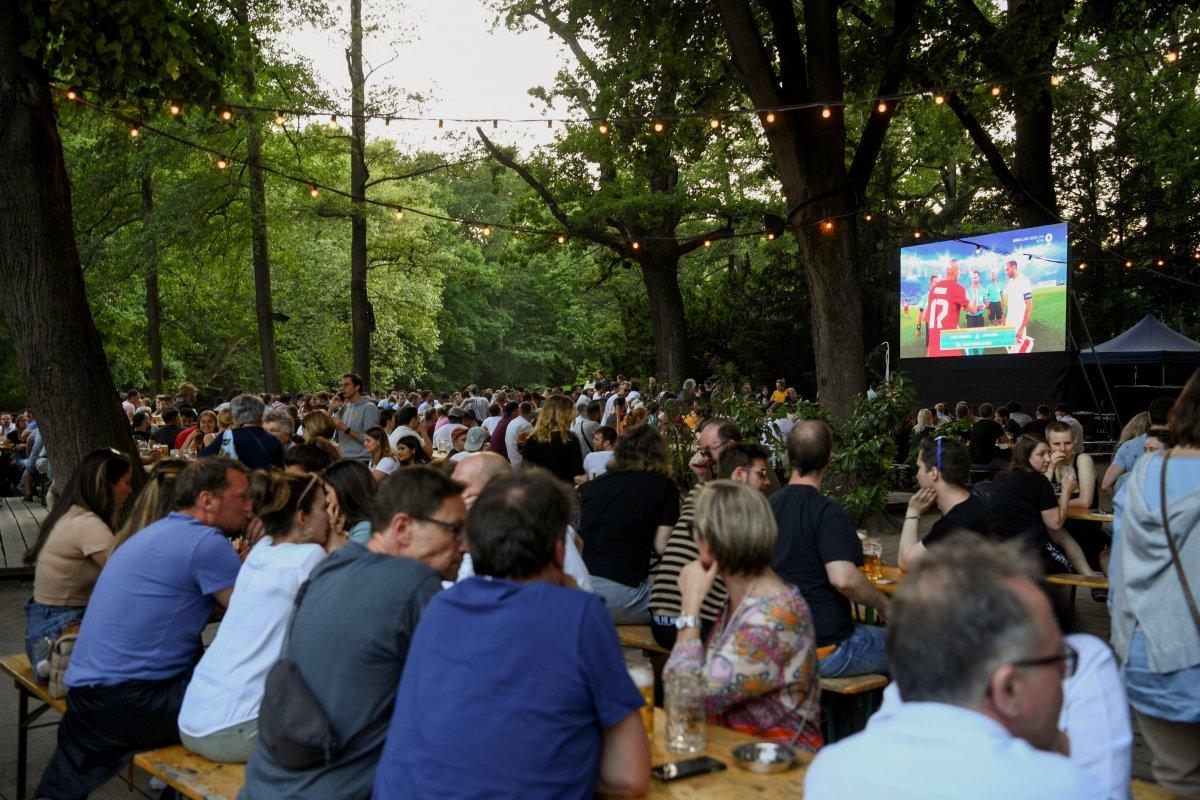 İtalya-Türkiye maçından renkli kareler