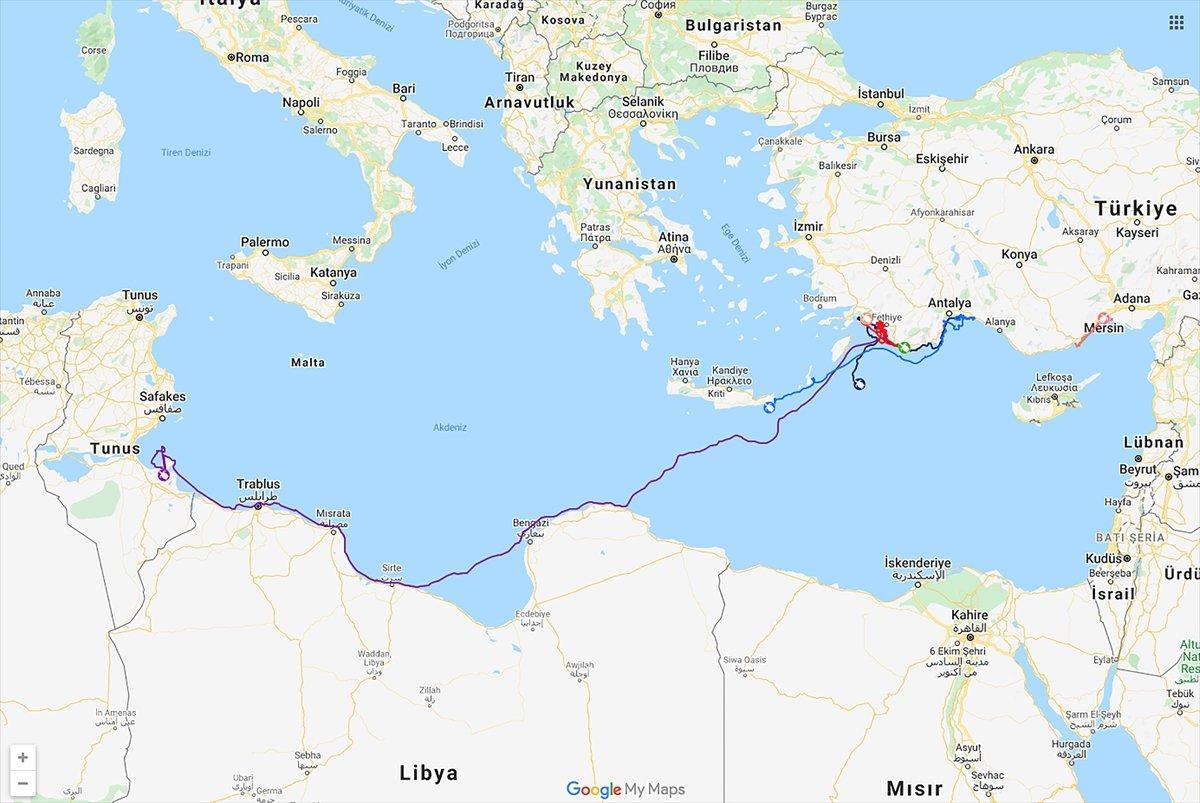 Caretta 'Likya'nın 296 günlük yolculuğu