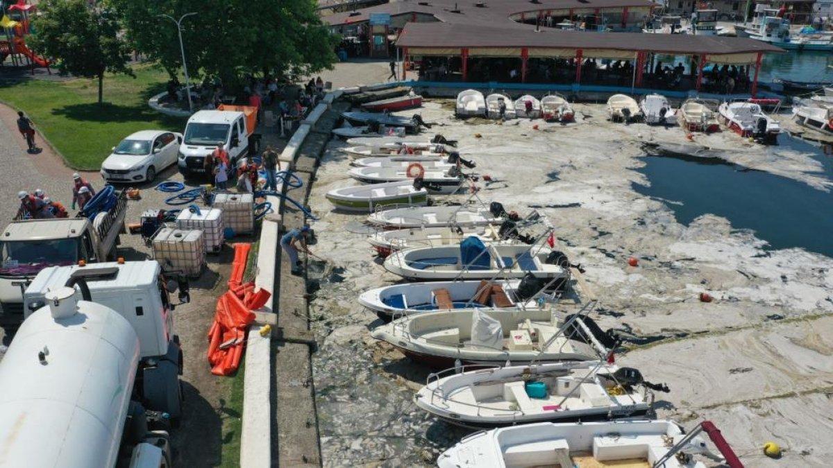 Yalova'da müsilaj temizliği 169 metreküpe ulaştı