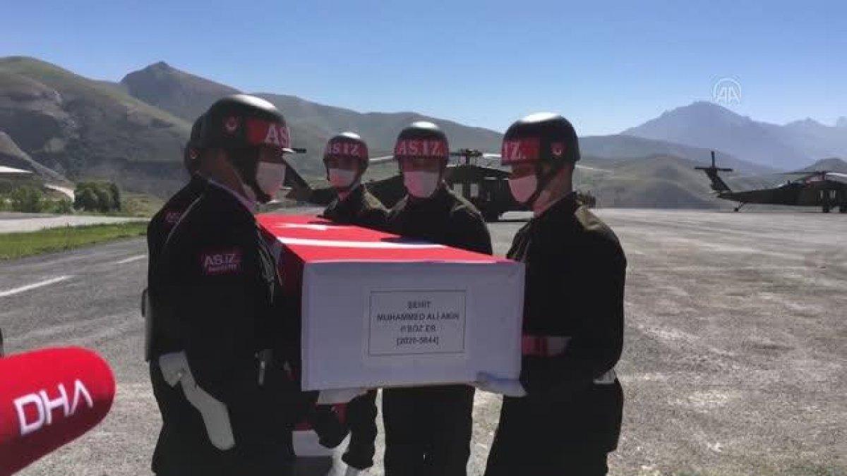 Şehit Muhammed Ali Akın, memleketi Konya'ya uğurlandı