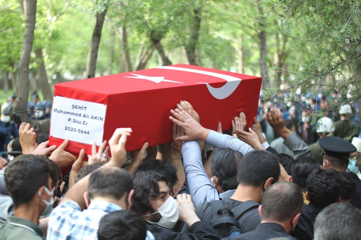 Şehit Muhammed Ali Akın'a veda