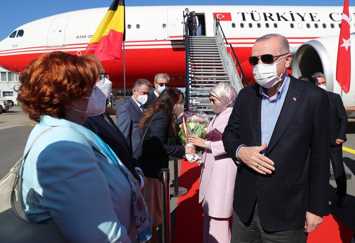Cumhurbaşkanı Erdoğan Brüksel'de