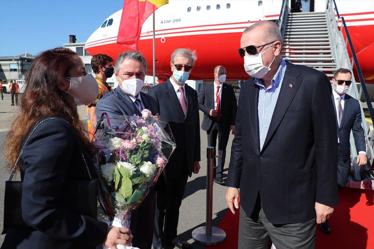 Cumhurbaşkanı Erdoğan Brüksel'de