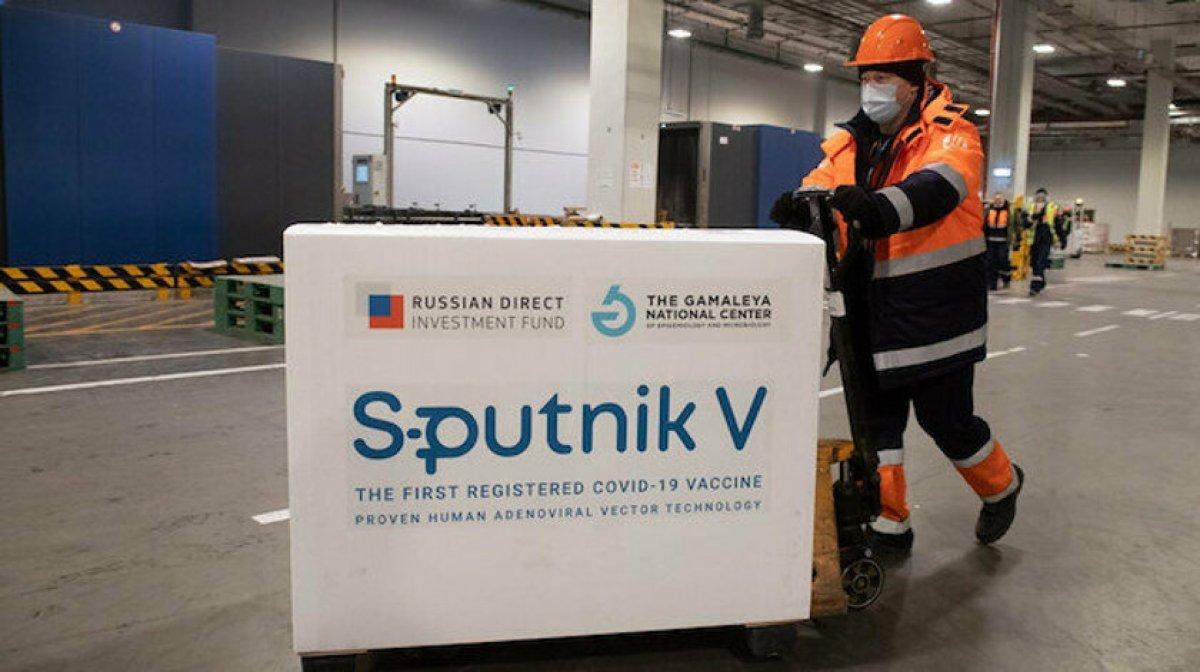 Sputnik V aşısının ilk sevkiyatı Türkiye'ye geldi