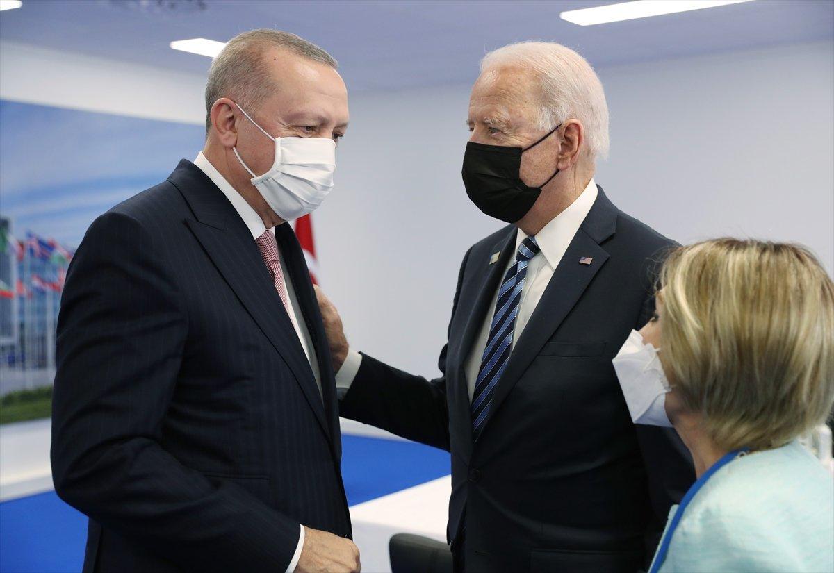 Cumhurbaşkanı Erdoğan ile Joe Biden görüşmesi