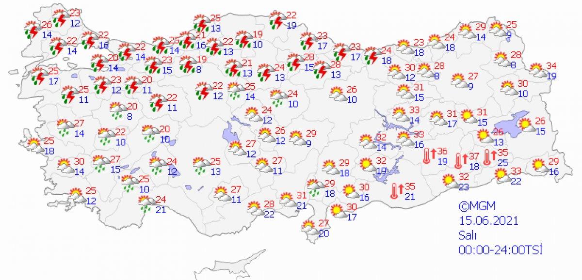 Meteoroloji’den 26 şehir için sağanak uyarısı