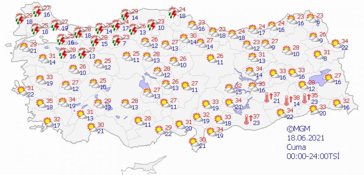 Meteoroloji’den 26 şehir için sağanak uyarısı