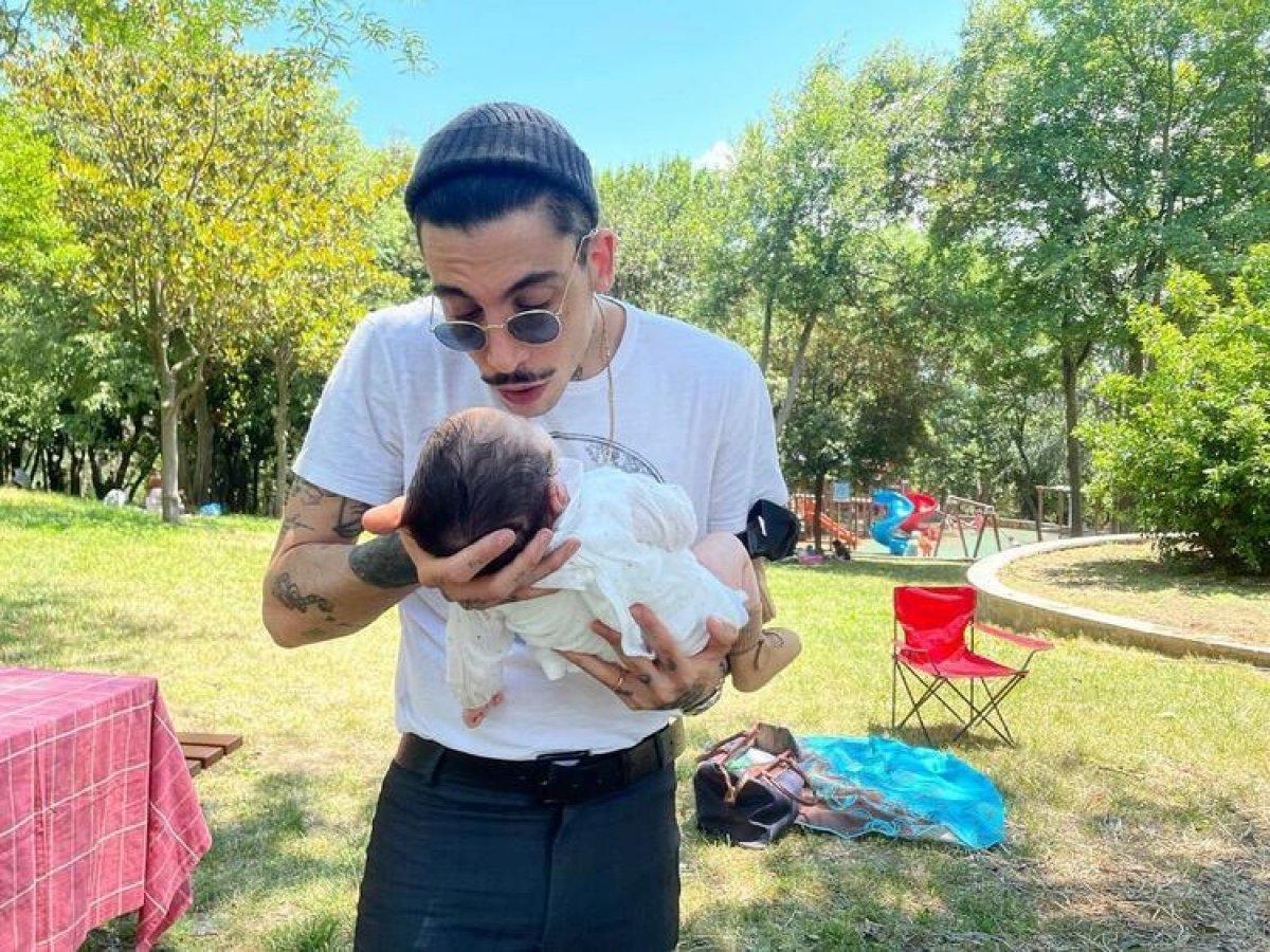 Can Bonomo, oğlu Roman'ı paylaştı