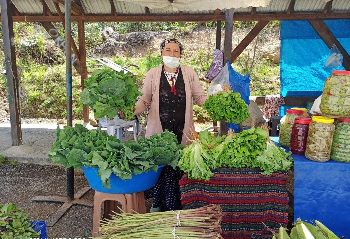 Ordu'nun yaylalarında pazar kuruldu