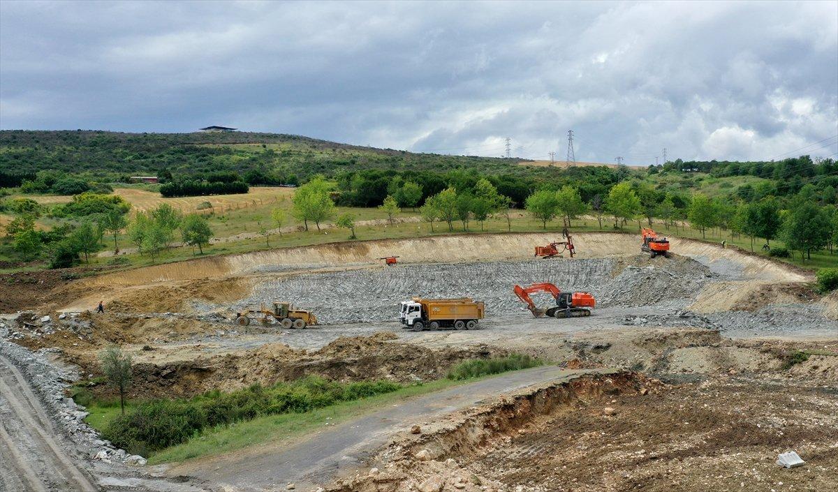 Kanal İstanbul'un ilk köprüsünün çalışmaları devam ediyor
