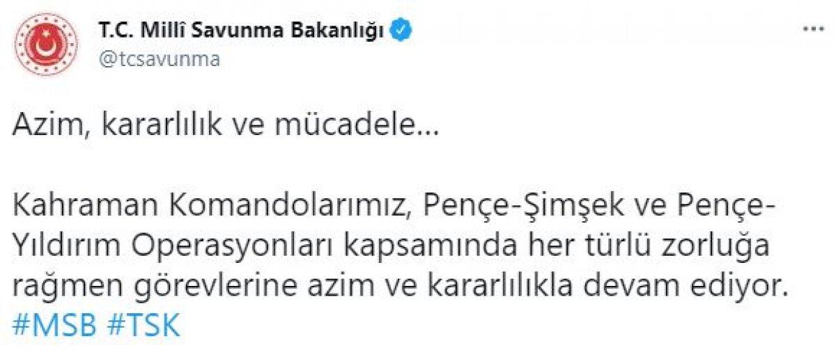 MSB'den komando paylaşımı