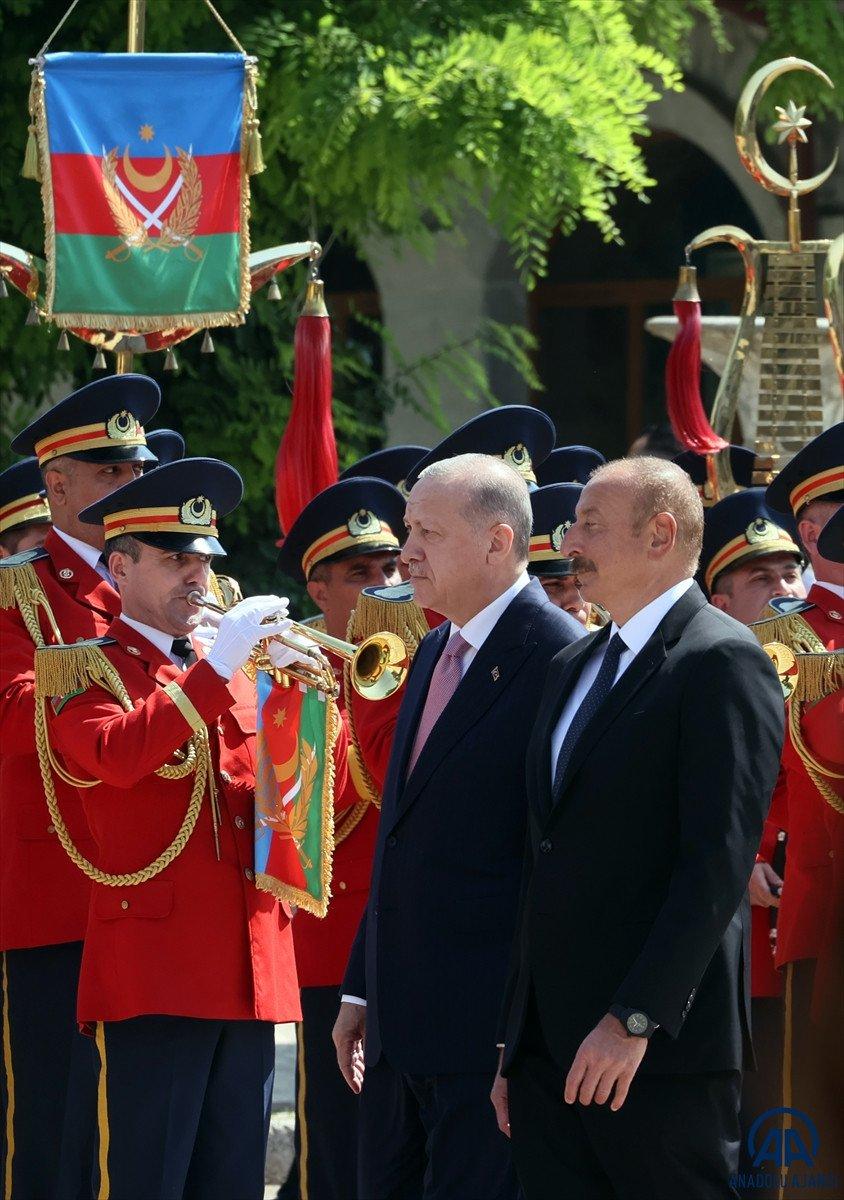 Cumhurbaşkanı Erdoğan ile Aliyev Şuşa’da