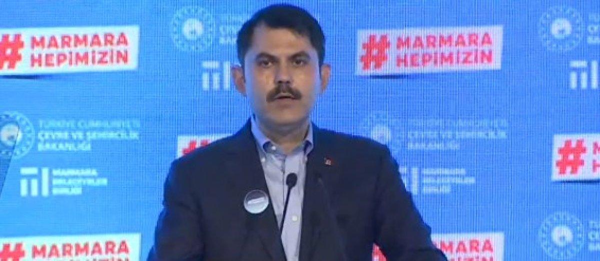 Murat Kurum: Müsilajın tehlikeli atık olmadığını tespit ettik