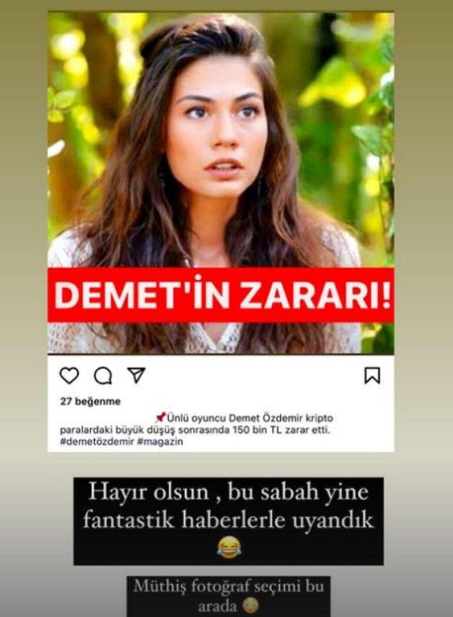 Demet Özdemir'den kripto para açıklaması