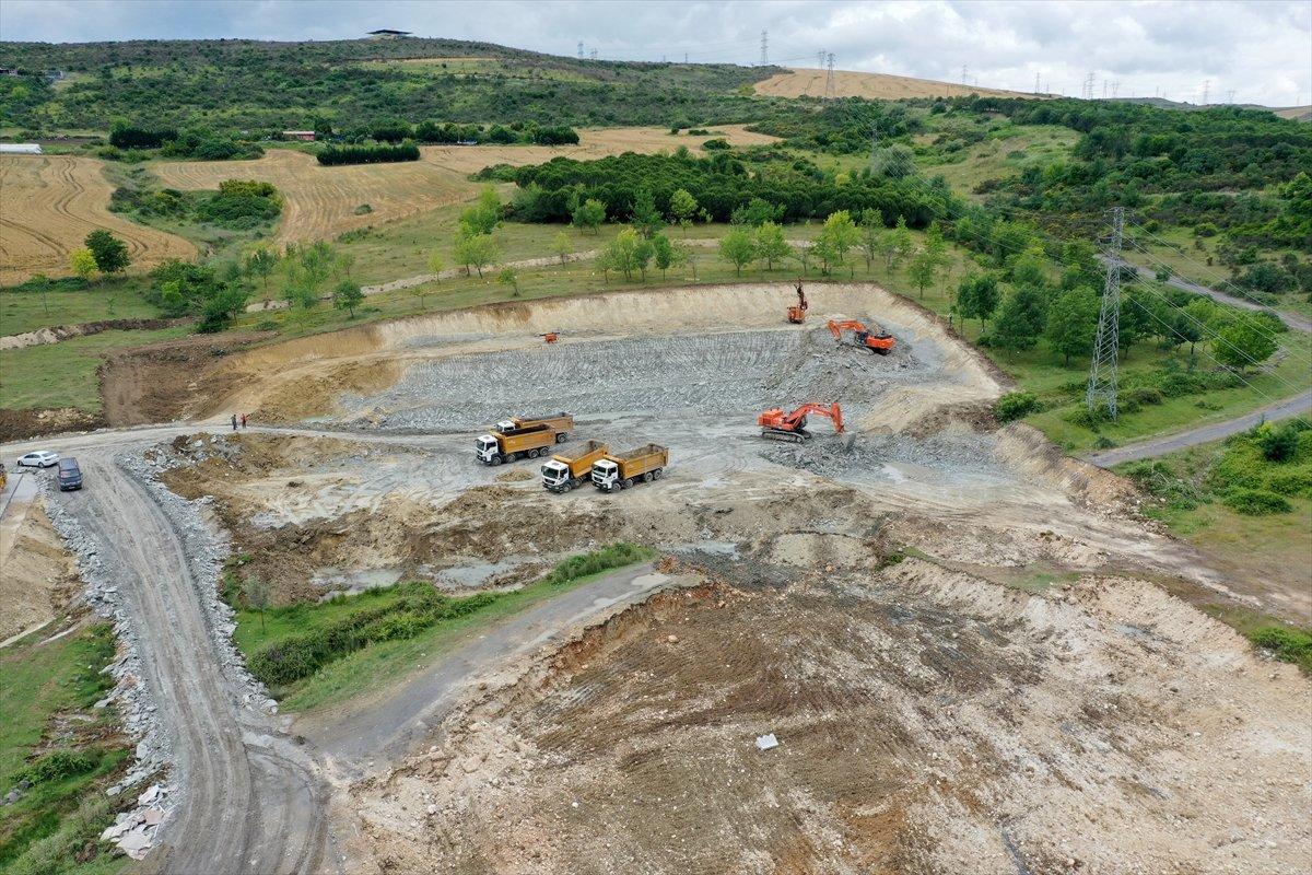 Kanal İstanbul'un ilk köprüsünün çalışmaları devam ediyor