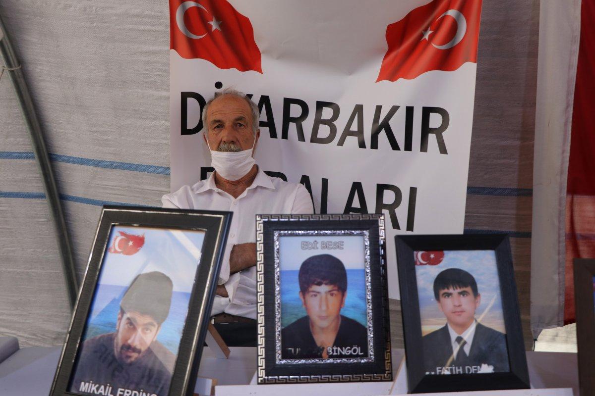 Evlat nöbetindeki baba: HDP’ye destek verenler ellerini vicdanlarına koysun