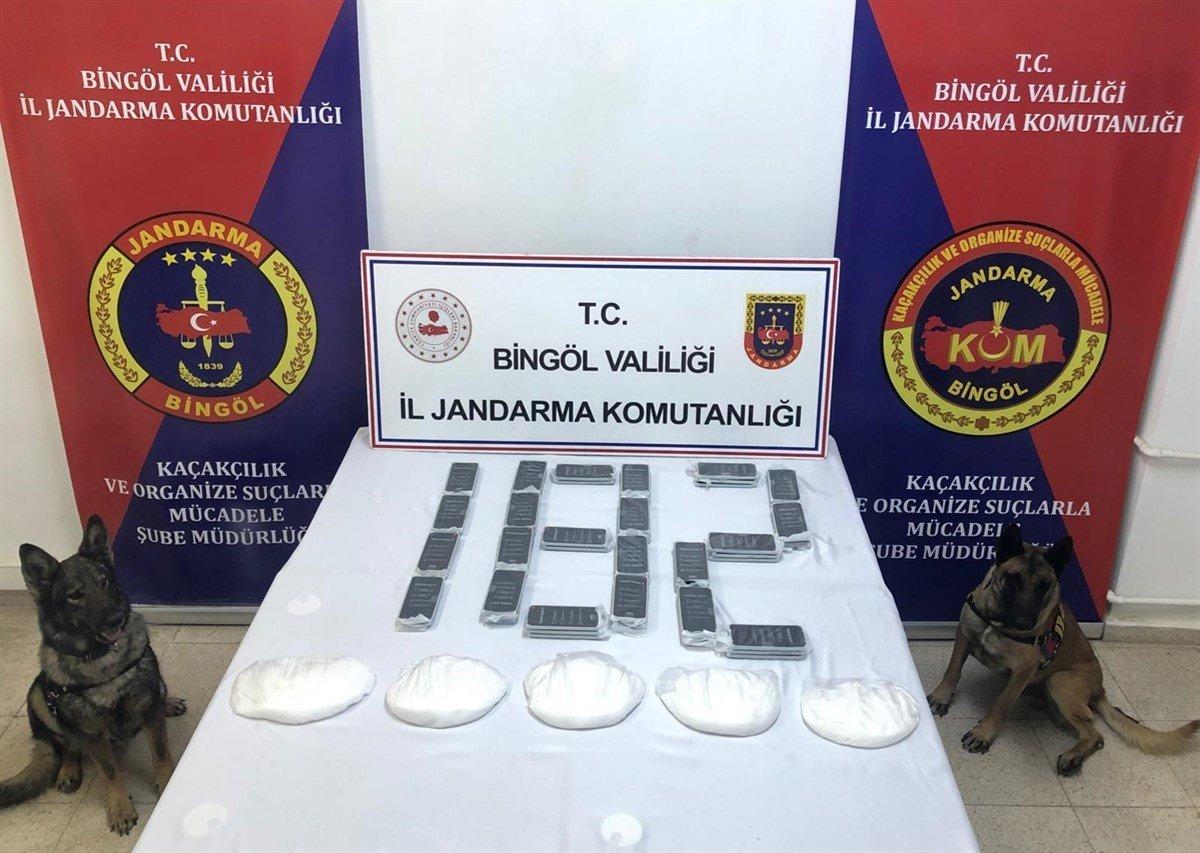 Bingöl’de 2 milyon 200 bin lira değerinde uyuşturucu madde ele geçirildi