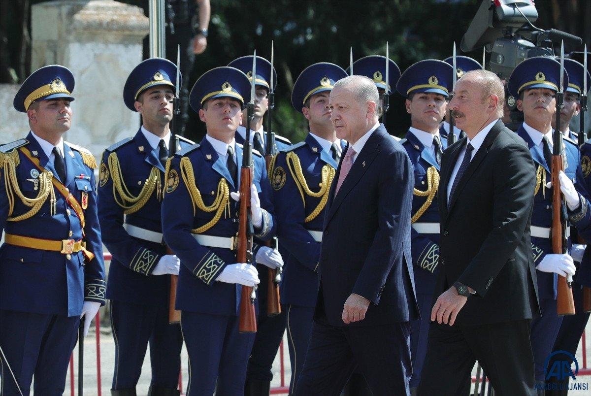 Cumhurbaşkanı Erdoğan ile Aliyev Şuşa’da