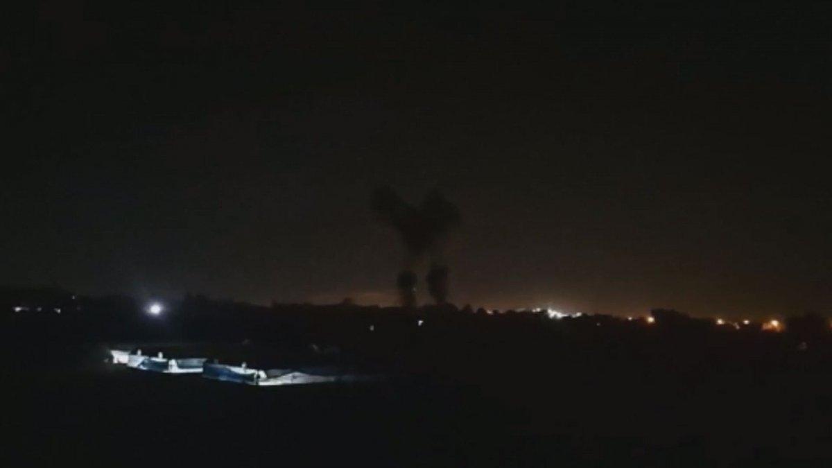 İsrail savaş uçakları Gazze’yi vurdu