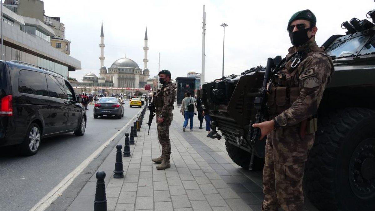 Taksim Meydanı’nda helikopter destekli 'huzur' uygulaması
