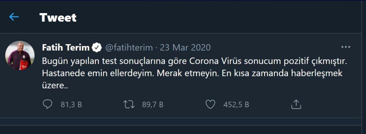 fatih terim tweet