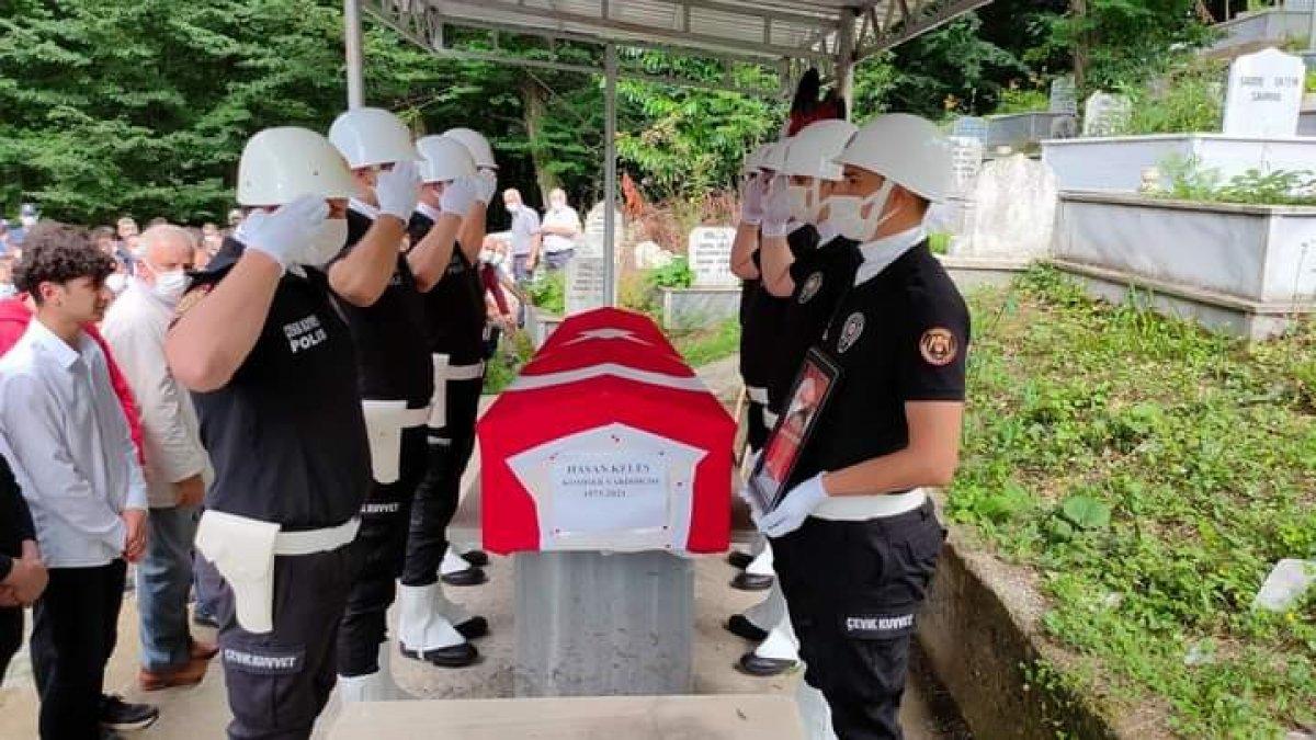 Polis memuru Hasan Keleş’e son görev