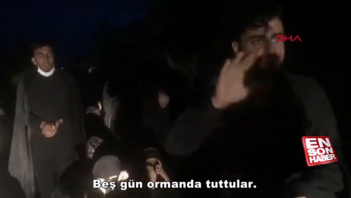 Yunanistan'ın mahsur bıraktığı düzensiz göçmenler kurtarıldı