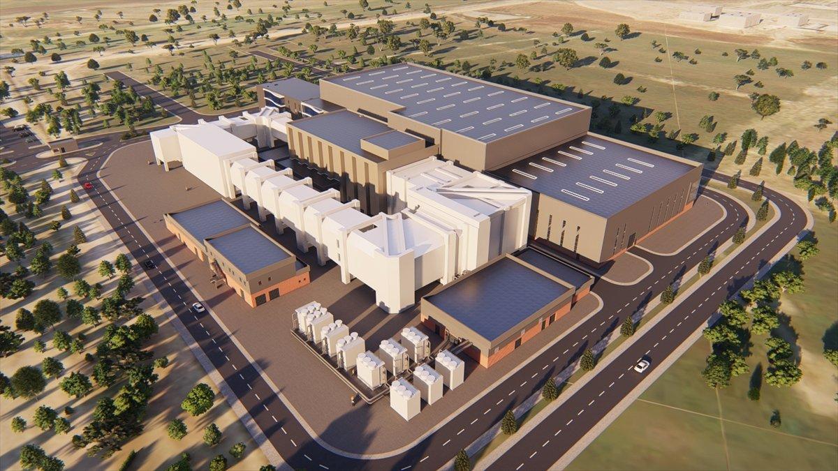 Rüzgar tüneli tesisinin yapımı sürüyor