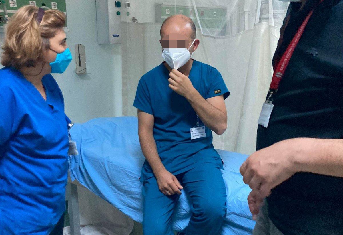 Samsun'da hasta yakını doktoru yumrukladı