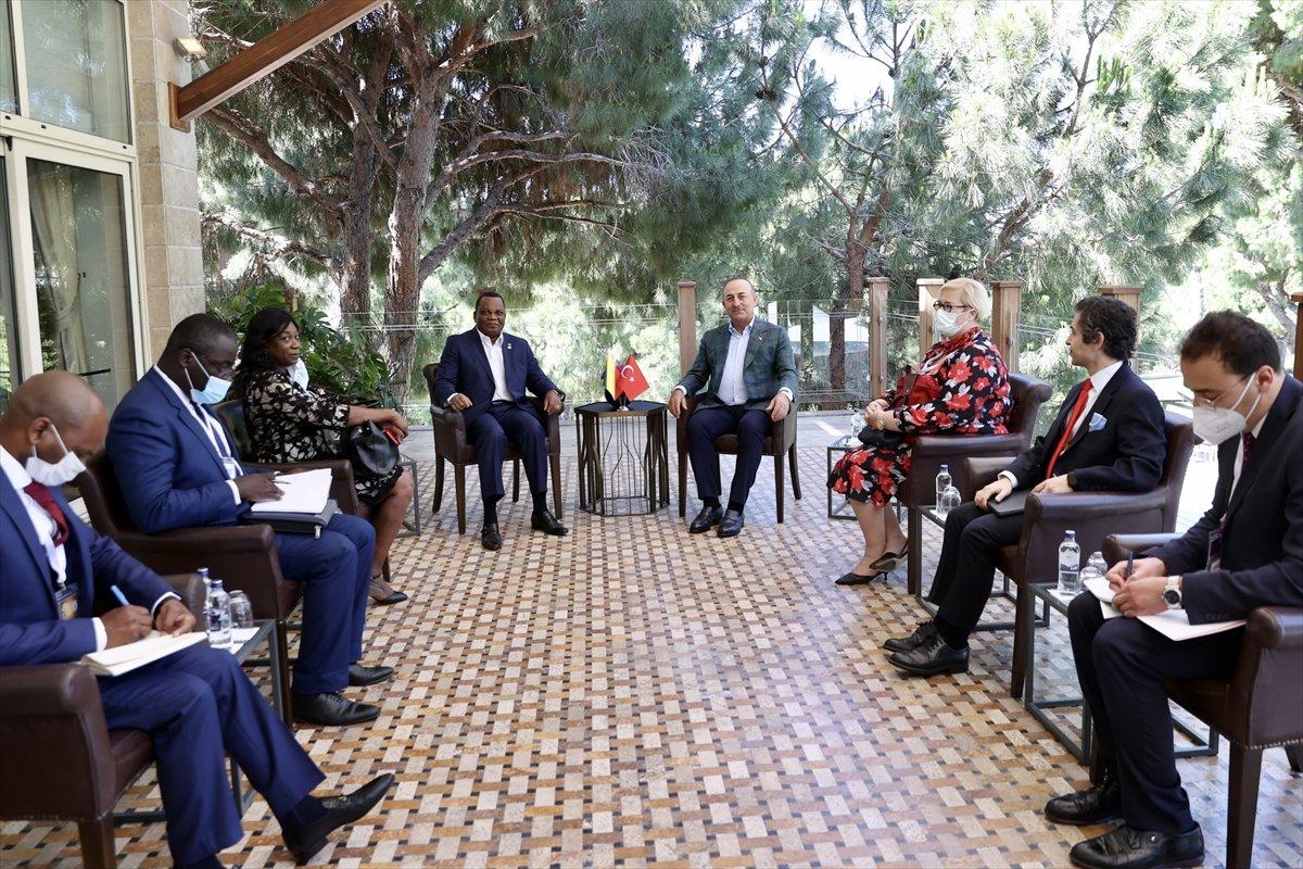 Mevlüt Çavuşoğlu'nun Antalya temasları