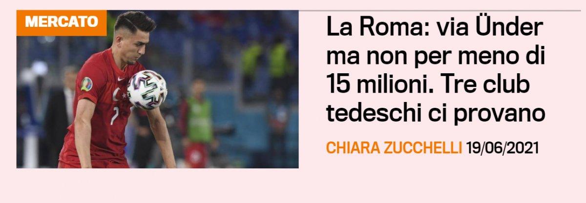 İtalyan basını: Cengiz'e Almanya'dan 3 talip