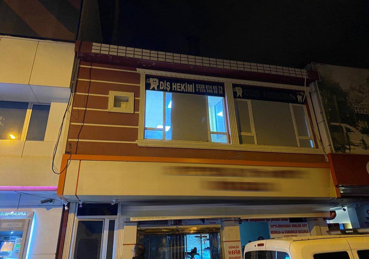 Osmaniye’de 'diş hekimi' tabelalı iş yerinde kumar