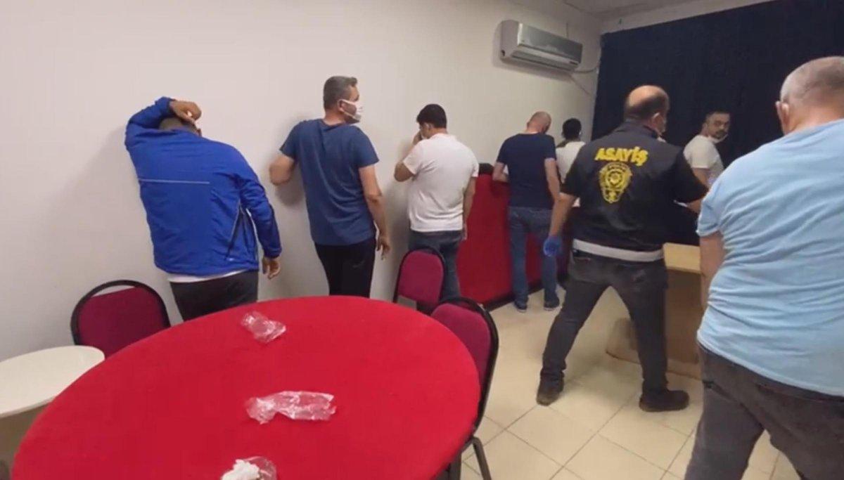 Osmaniye’de 'diş hekimi' tabelalı iş yerinde kumar