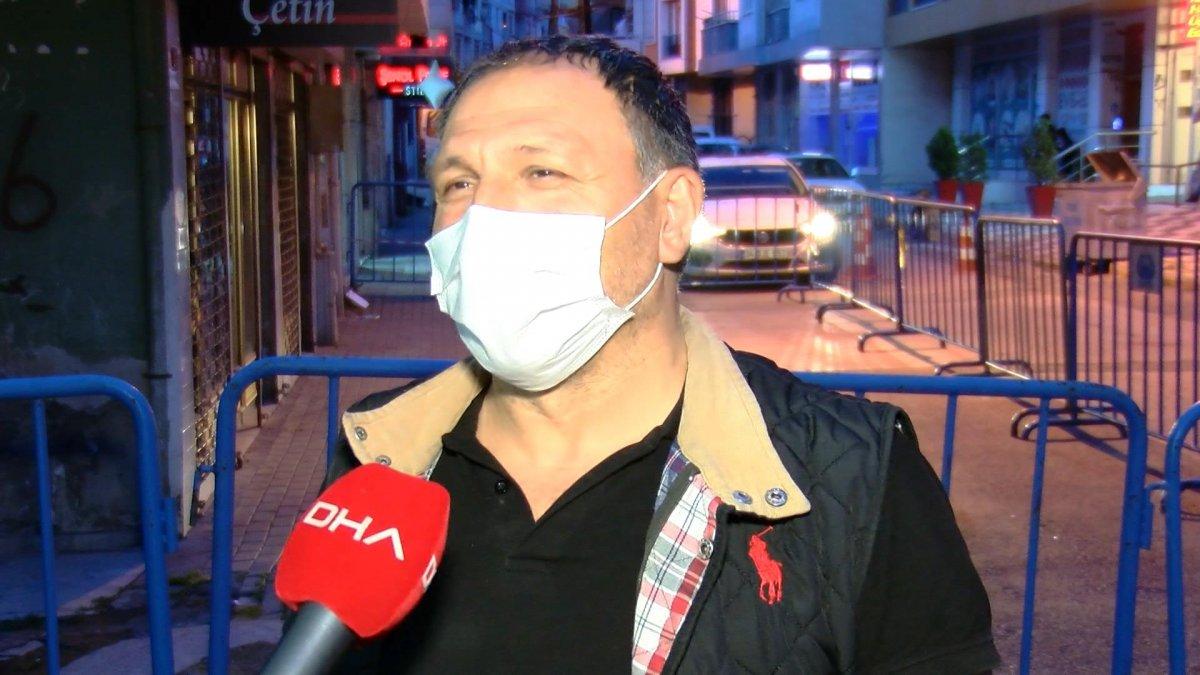 Pendik'te depremden etkilenen 4 katlı apartman tahliye edildi