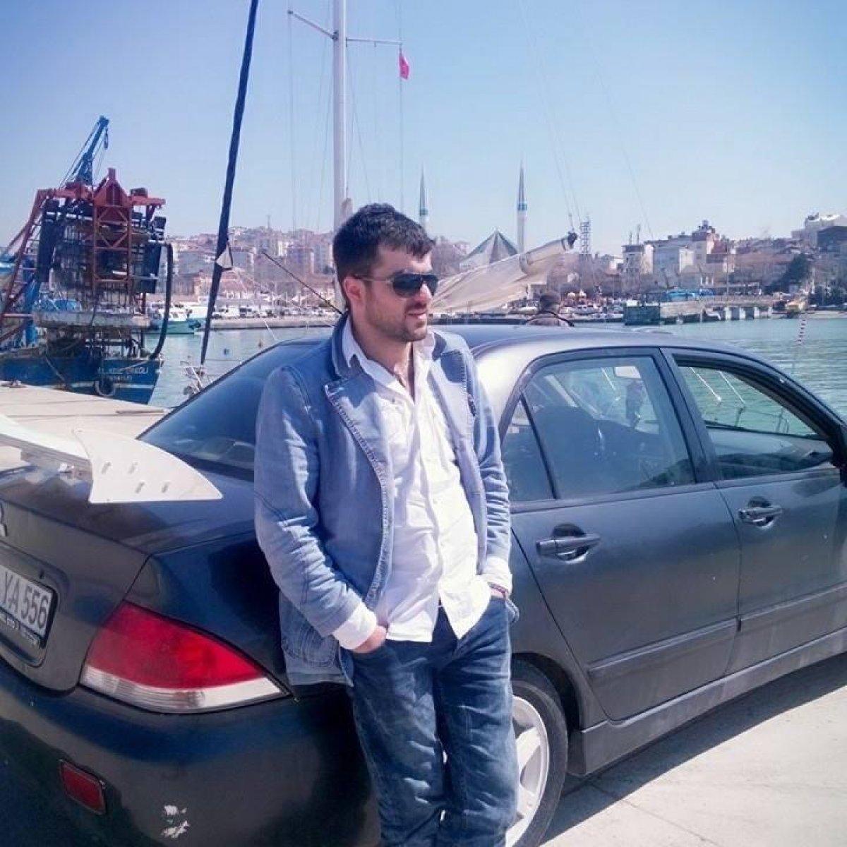 Düzce'de motosikletlinin otomobile çarptığı anlar