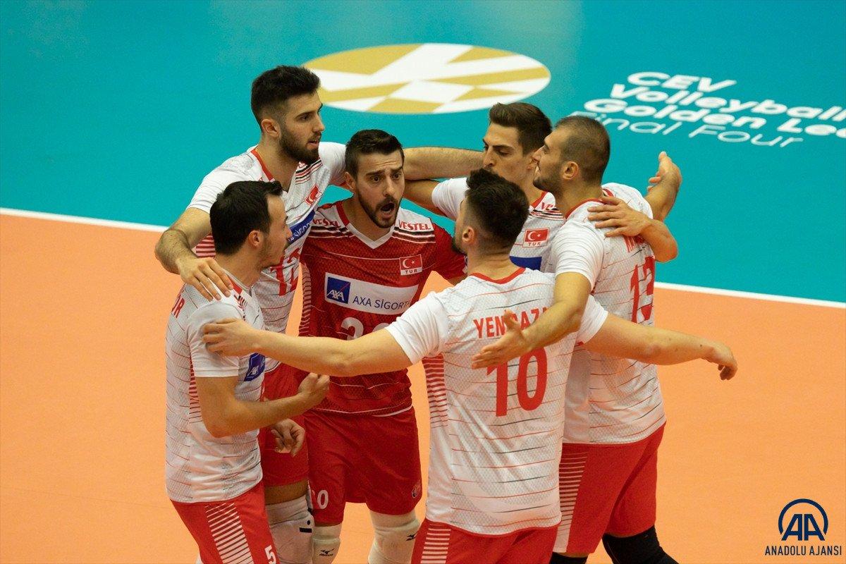 A Milli Erkek Voleybol Takımı şampiyon oldu
