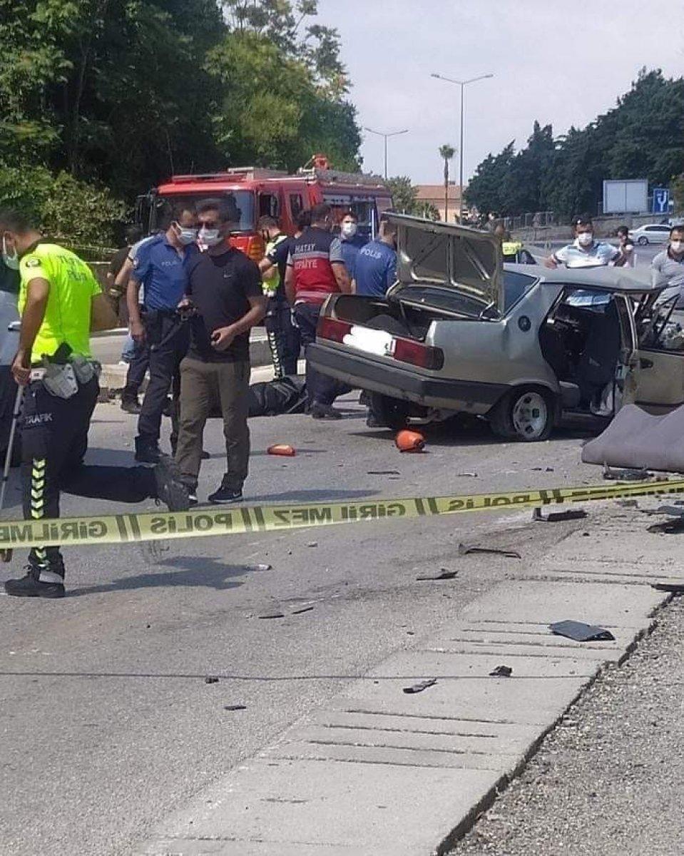 Hatay'da trafik kazası: 1 ölü