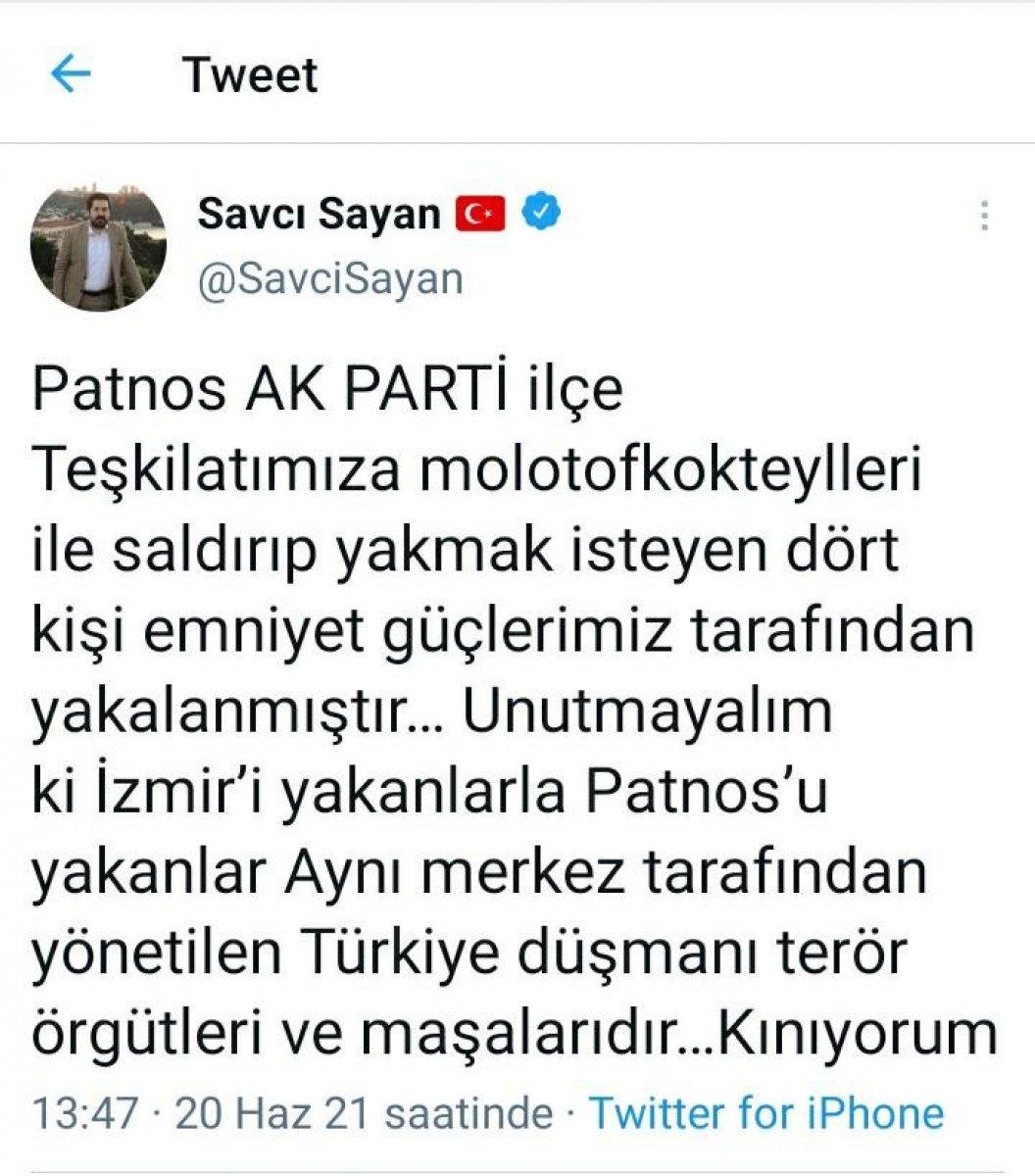 Ağrı’da AK Parti binasına saldırı girişiminde 4 gözaltı