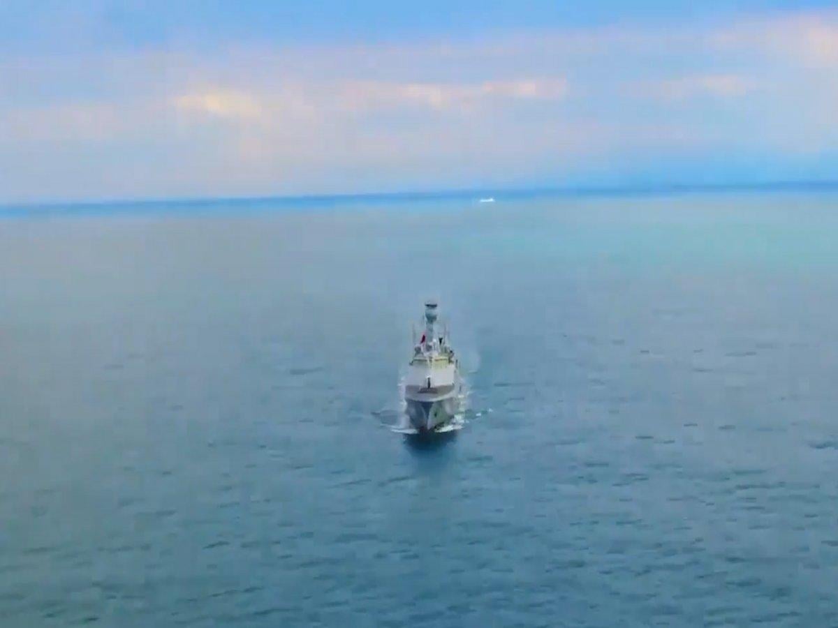 Mustafa Varank, Atmaca'nın vurduğu gemiyi paylaştı: Güçlü ve etkin